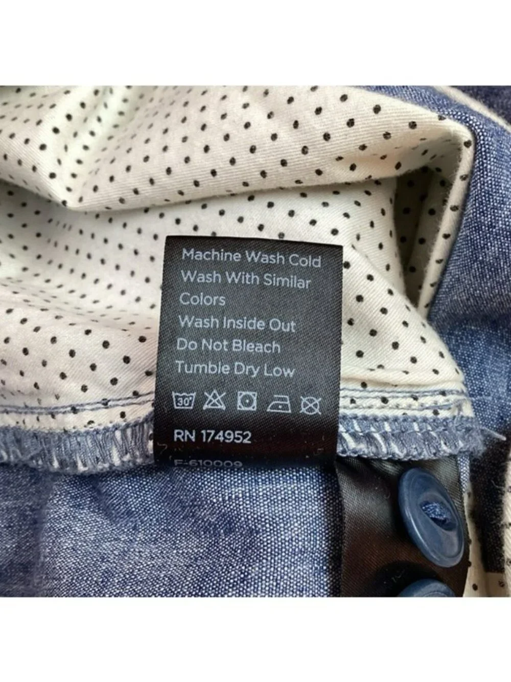 Flint & Tinder Shorts Mens 31 Chambray Shorts Blue
